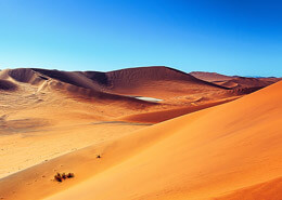 imagen de un desierto en Namibia | Colombian Tourist