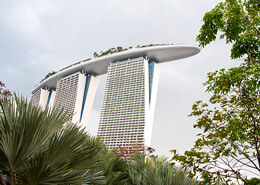 Imagen de uno de los edificios de singapur