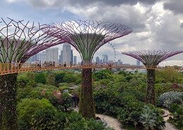 Fotografia de uno de los mejores paisajes de singapur