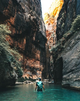 Increible río en Zion National Park, United States