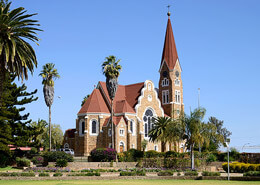 Iglesia de cristo, iglesia luterana en la ciudad de windhoek la capital del pais africano Namibia | Colombian Tourist