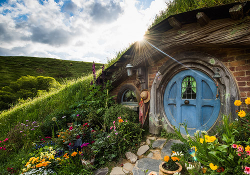 Magica vista de cuentos de hadas de hobbiton