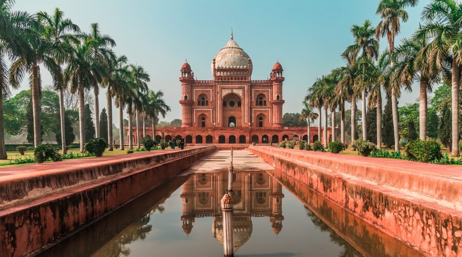 Tumba de Humayun, Delhi, india